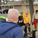 Disaster Relief volunteers help clear tornado damage in southeast Texas