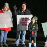 Cars drive through ‘Lights of Christmas’ event to see hope of Jesus