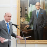 ‘Best days … not in the past’: Greenway grateful as SWBTS honors him with presidential portrait