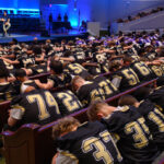 Gridiron Day draws more than 1,200 students, with 177 professions of faith